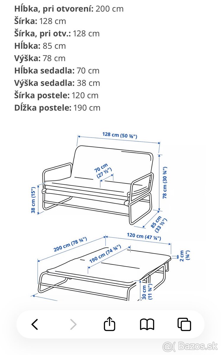Sedacka Hammarn Ikea - 3