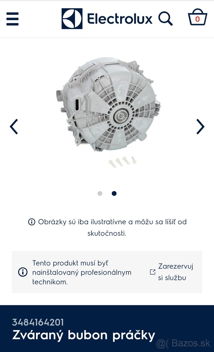 Bubon na práčku Elektrolux - 3