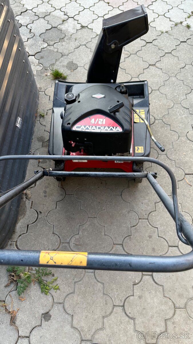 Predam Benzinovu Sneznu Frezu Canadiana 4/21 vo výbornom sta - 3