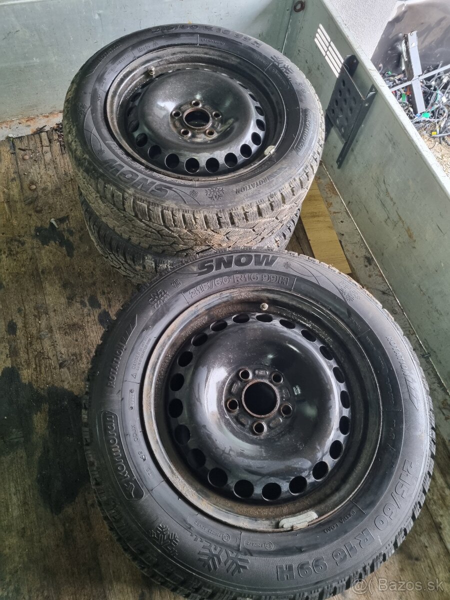 215/60 r16 zimná sada 5x108 - 3