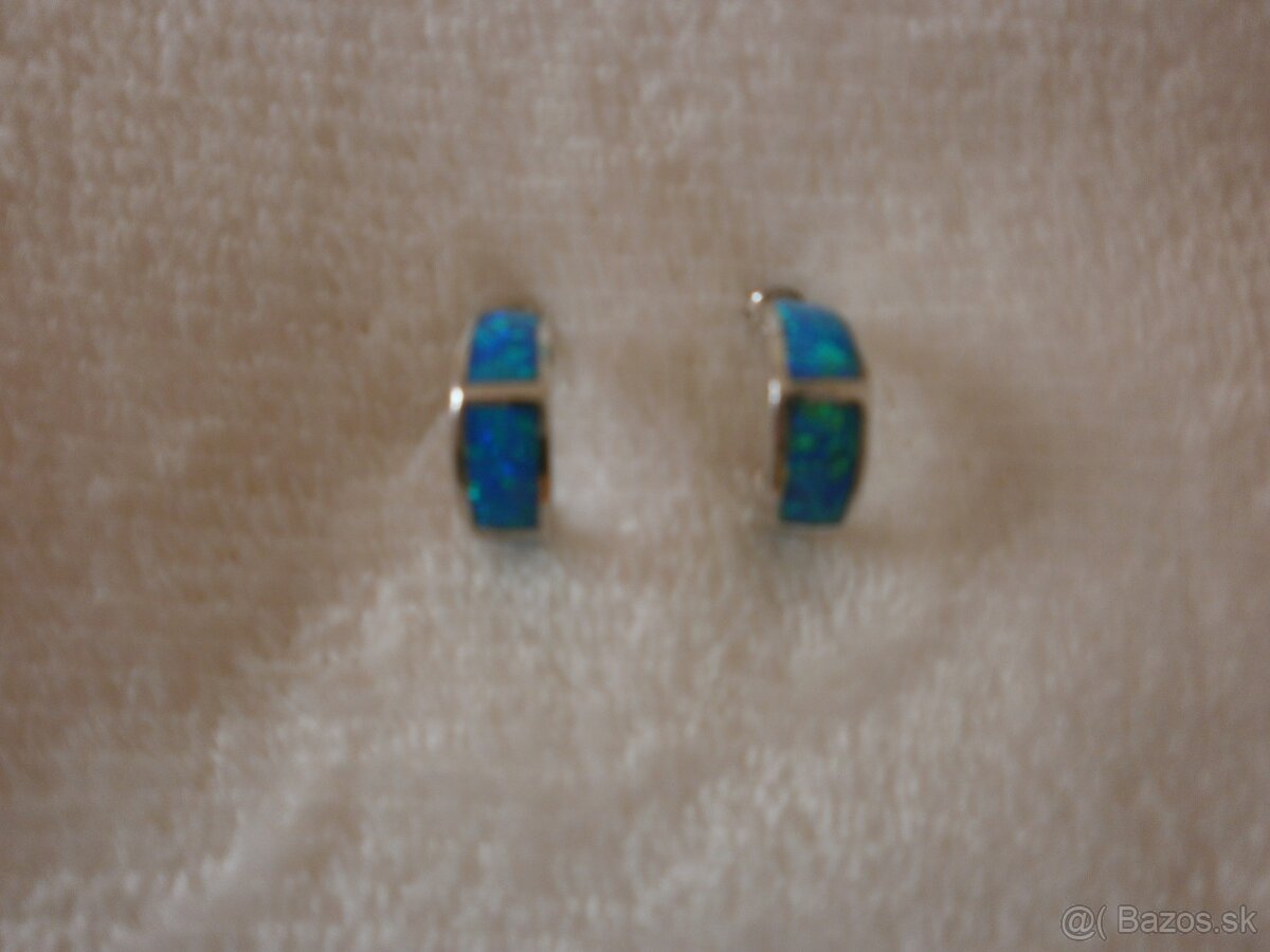 strieborné náušnice - 3