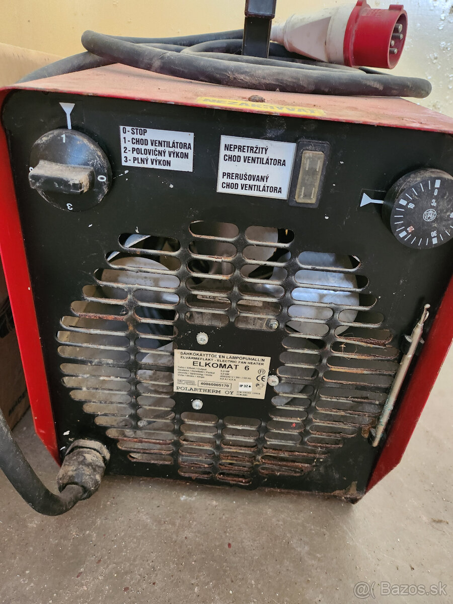 Elektrický teplovzdušný ohrievač - 3