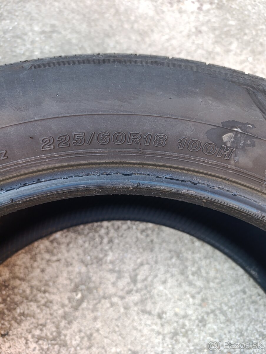 Letné pneumatiky Bridgestone 225/60 r18 - 3