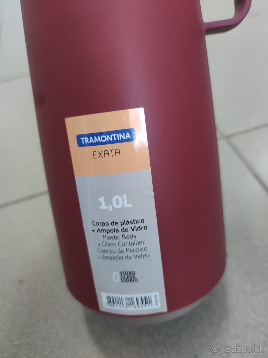 Exata termoska karafa 1lt červená - 3