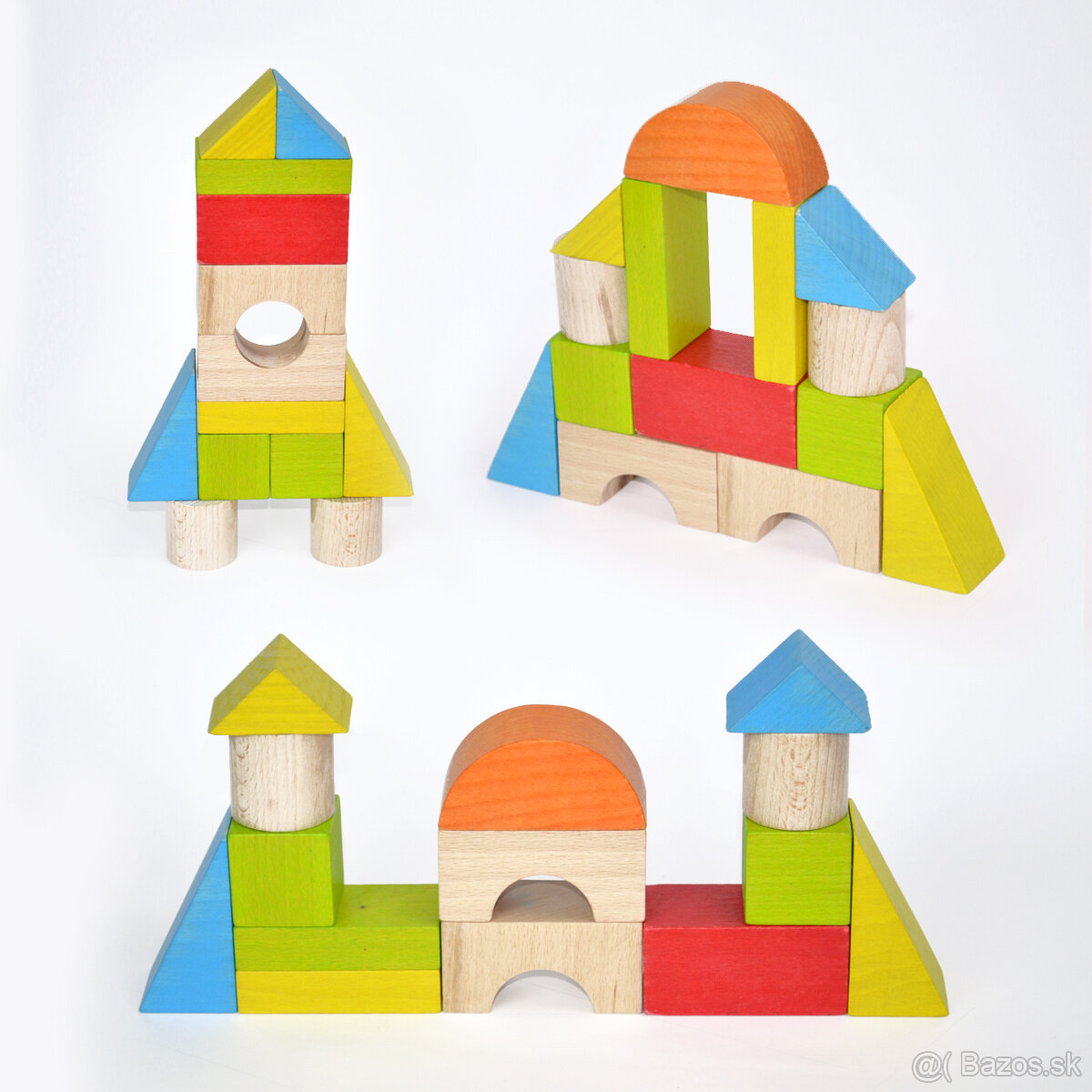 Drevená stavebnica pre bábätká, nová, nerozbalená - 3
