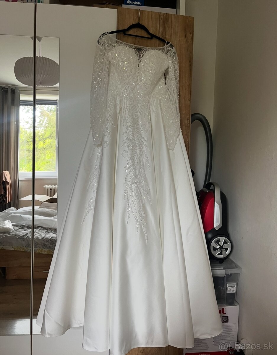 princeznovské svadobné šaty - 3