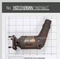 Katalyzátory VW Golf 5 1.4 - 3