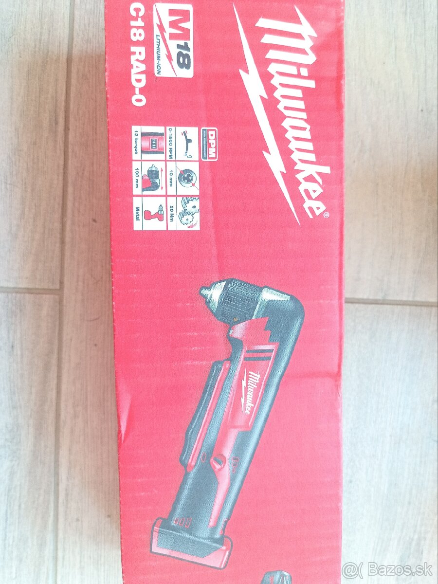 Pravouhlý vŕtací skrutkovač Milwaukee - 3