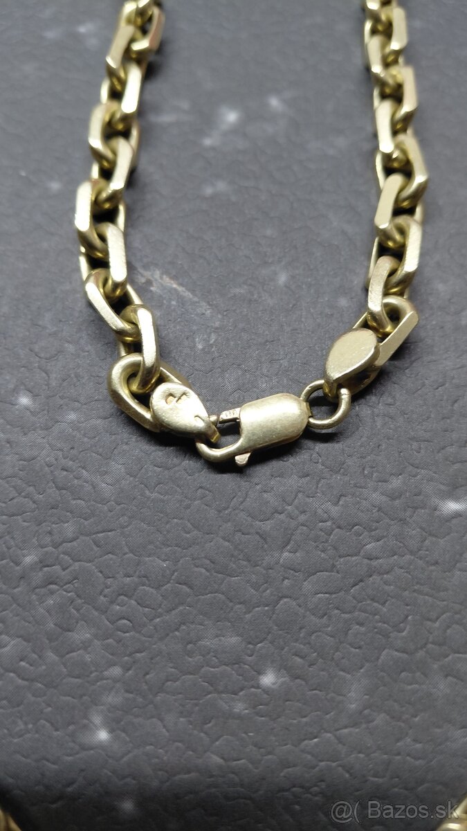 Zlata retiazka 585/14k 100g Pilka - 3