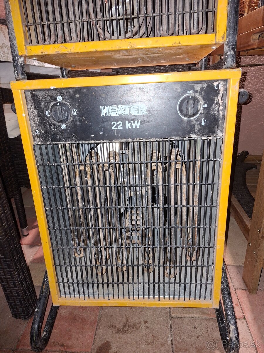Elektricke ohrievače 2x15 kw 1x 22 - 3