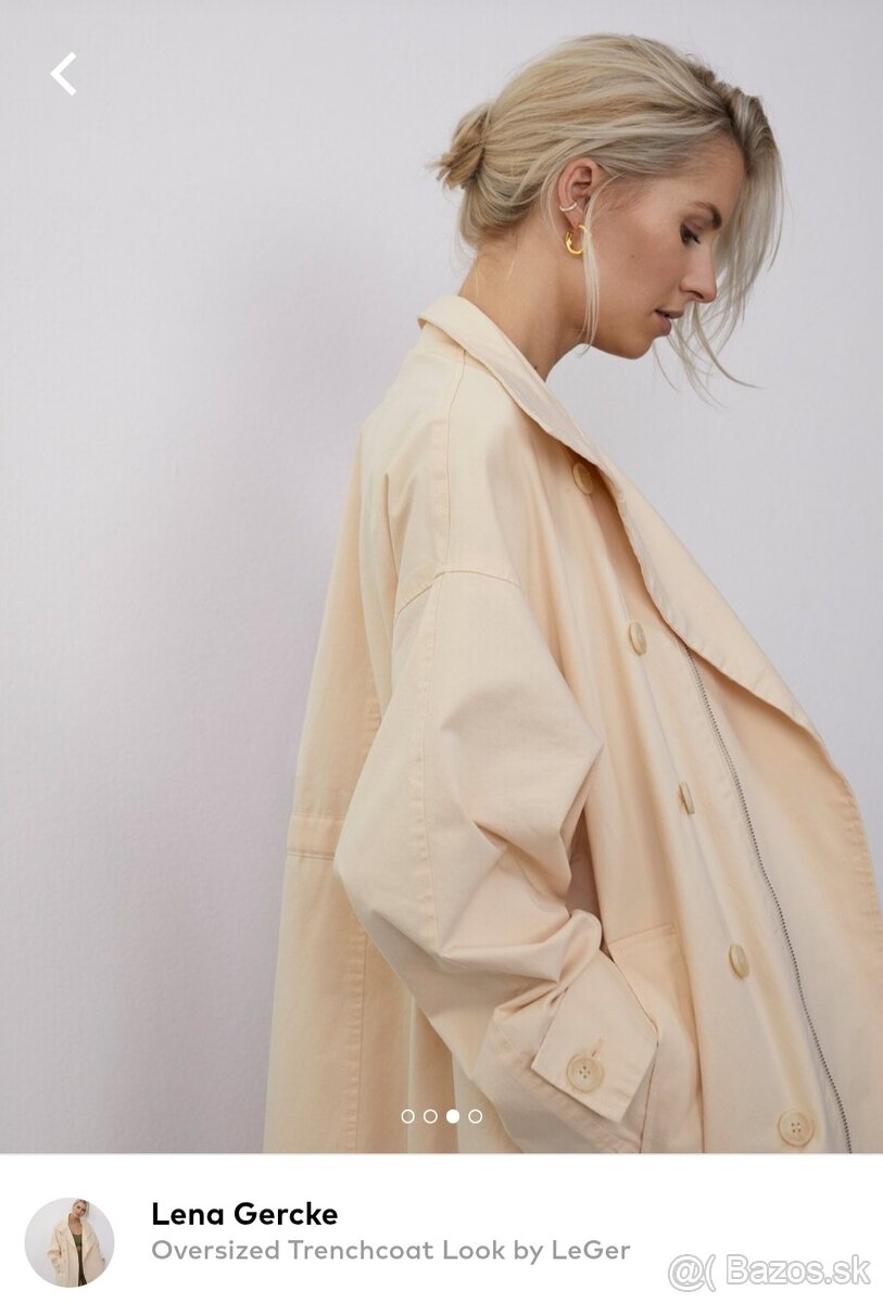 LeGer Celina dlhý kabát oversize - 3