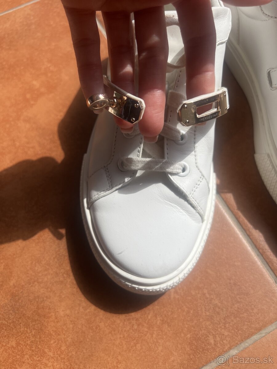 biele tenisky Hermes - 3