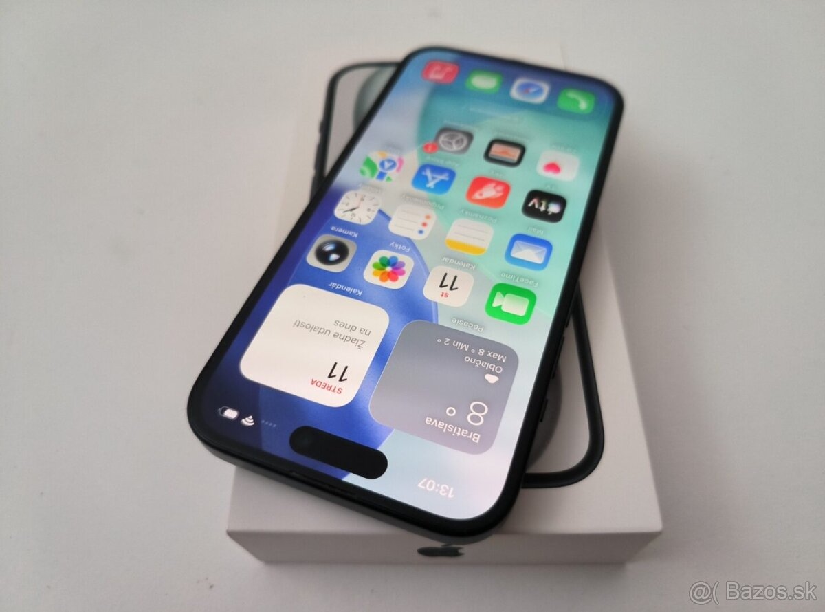 apple iphone 15 128gb Midnight / Batéria 100% - 3