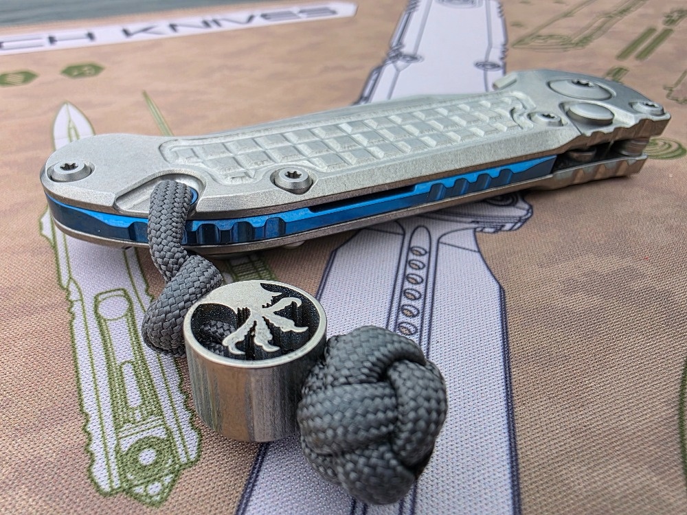 Microtech LUDT Tanto Titanium Marfione Select Frag Pattern - 3