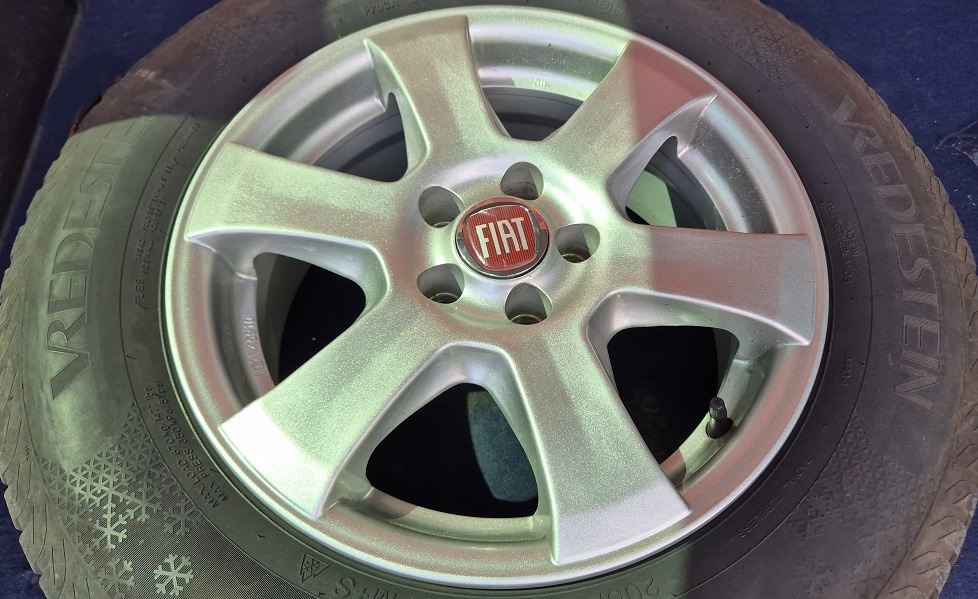 FIAT stredové krytky disku 60mm - 3