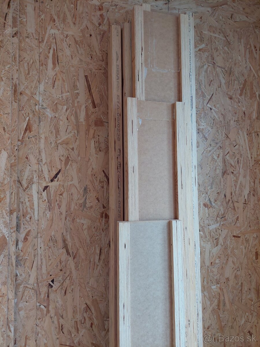 Steico Wall 45 x 240 mm + izolácia flex + OSB záklop 15 mm - 3