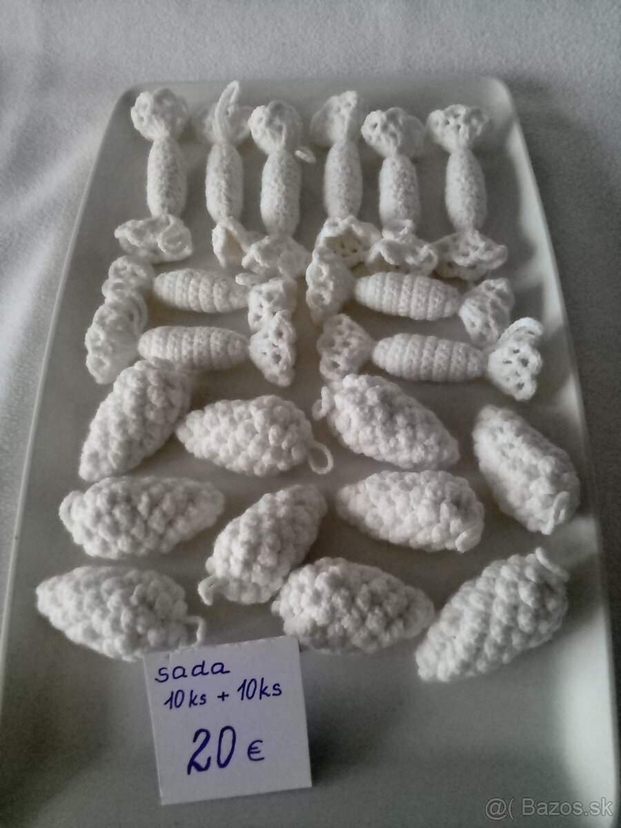 Háčkované vianočné ozdoby - 3