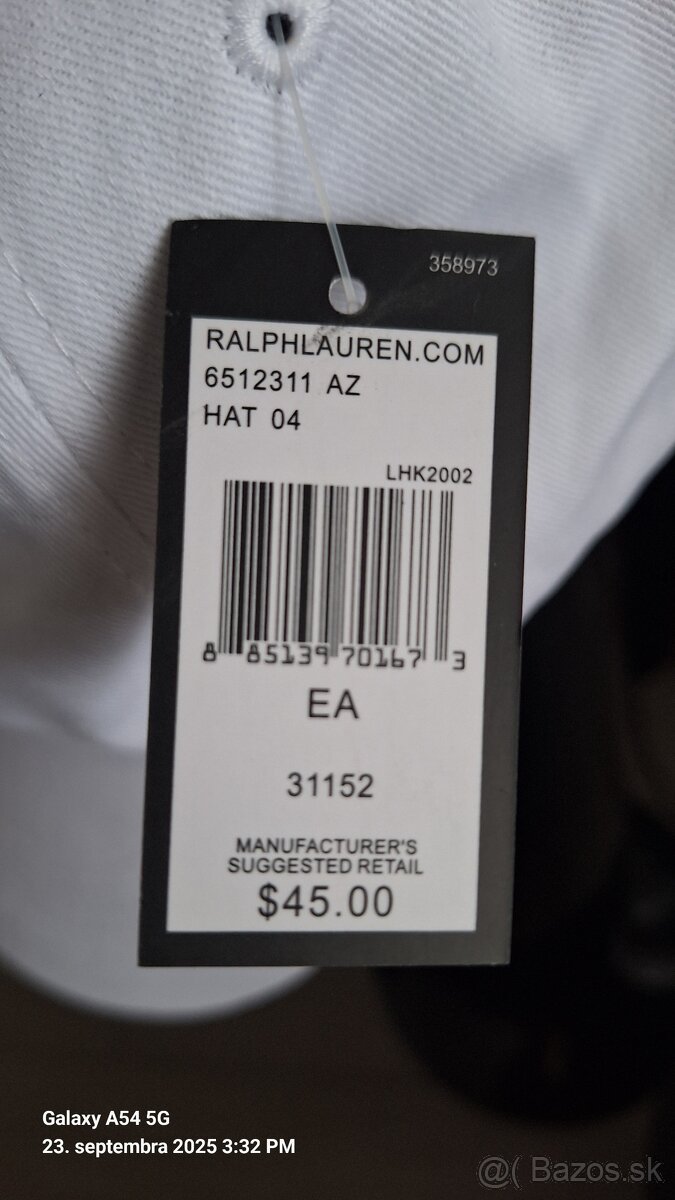 Predám šiltovku Ralph Lauren. - 3