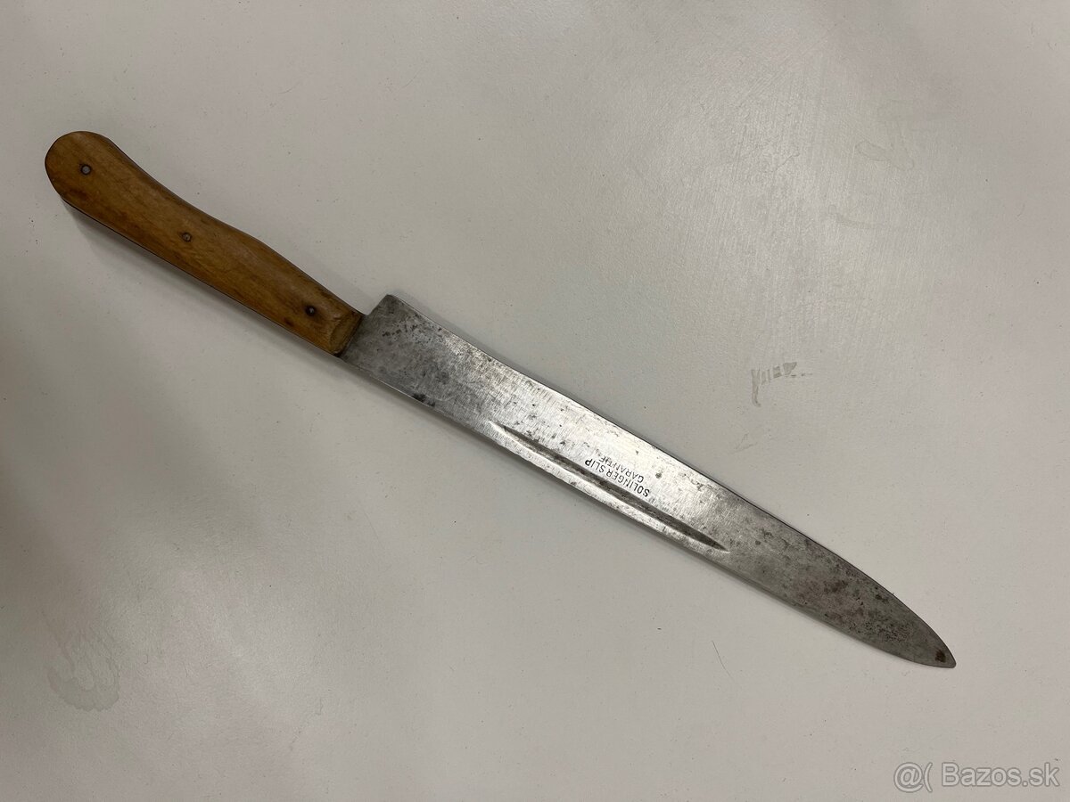 Starožitný kuchynský “rezancový” nôž solingen - 3