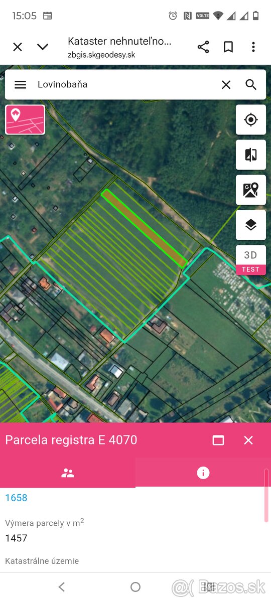 Pozemok vhodný na rekreáciu 3€/m2 - 3