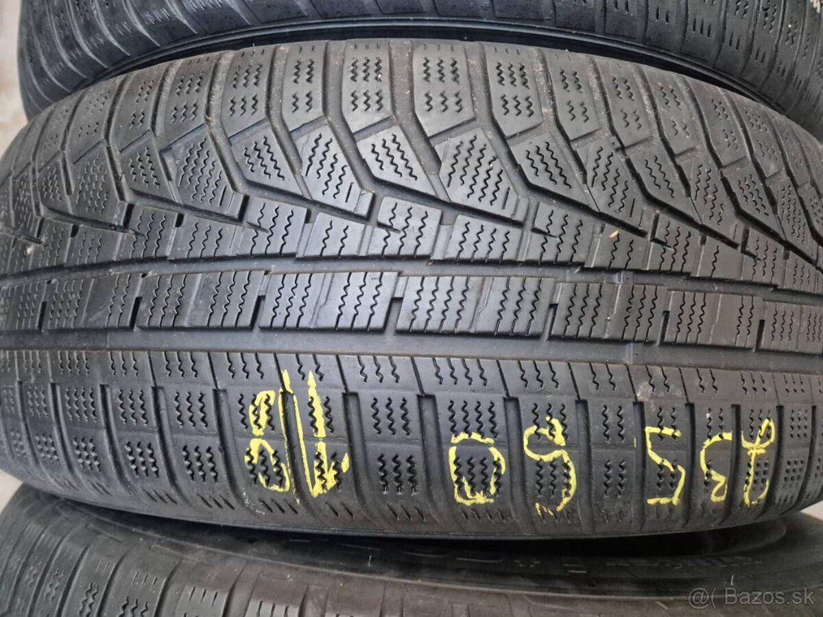 235/60 r18 zimné 4 ks HANKOOK dezén 4,5 - 4,2 mm DOT2019 - 3