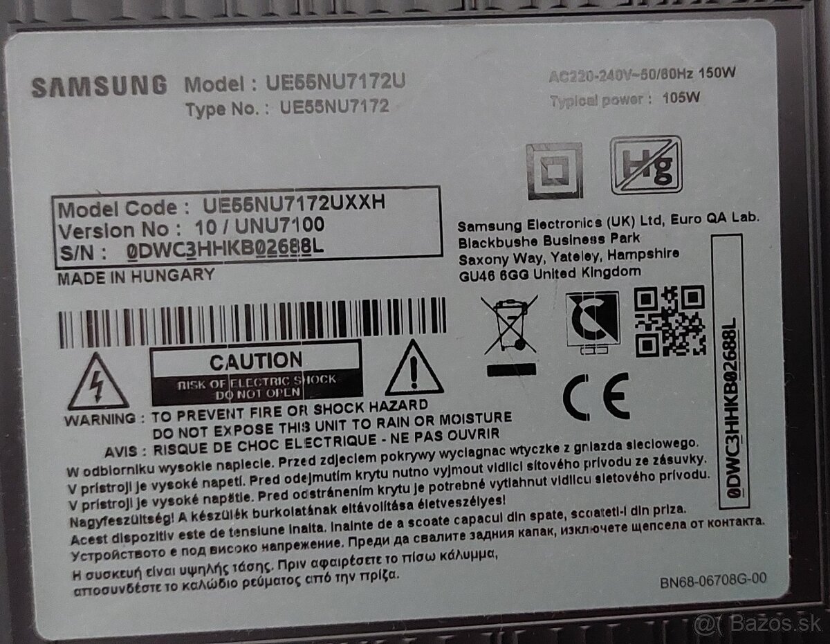 Samsung UE55NU7172 55" (138 cm) LED smart 4K - 3