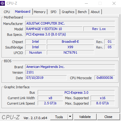 Predam Asus Rampage V Edition 10 + i7 6800K + 32gb ram - 3