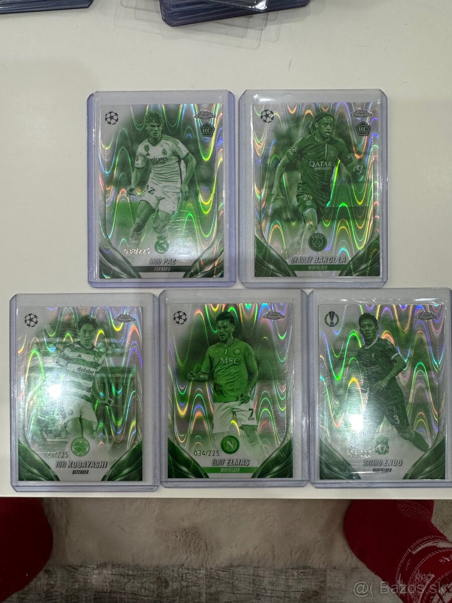 TOPPS CHROME FUTBALOVÉ KARTIČKY KARTY - 3
