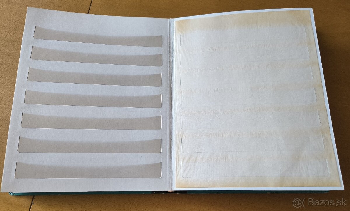 Predám album na známky zelený veľký - 3