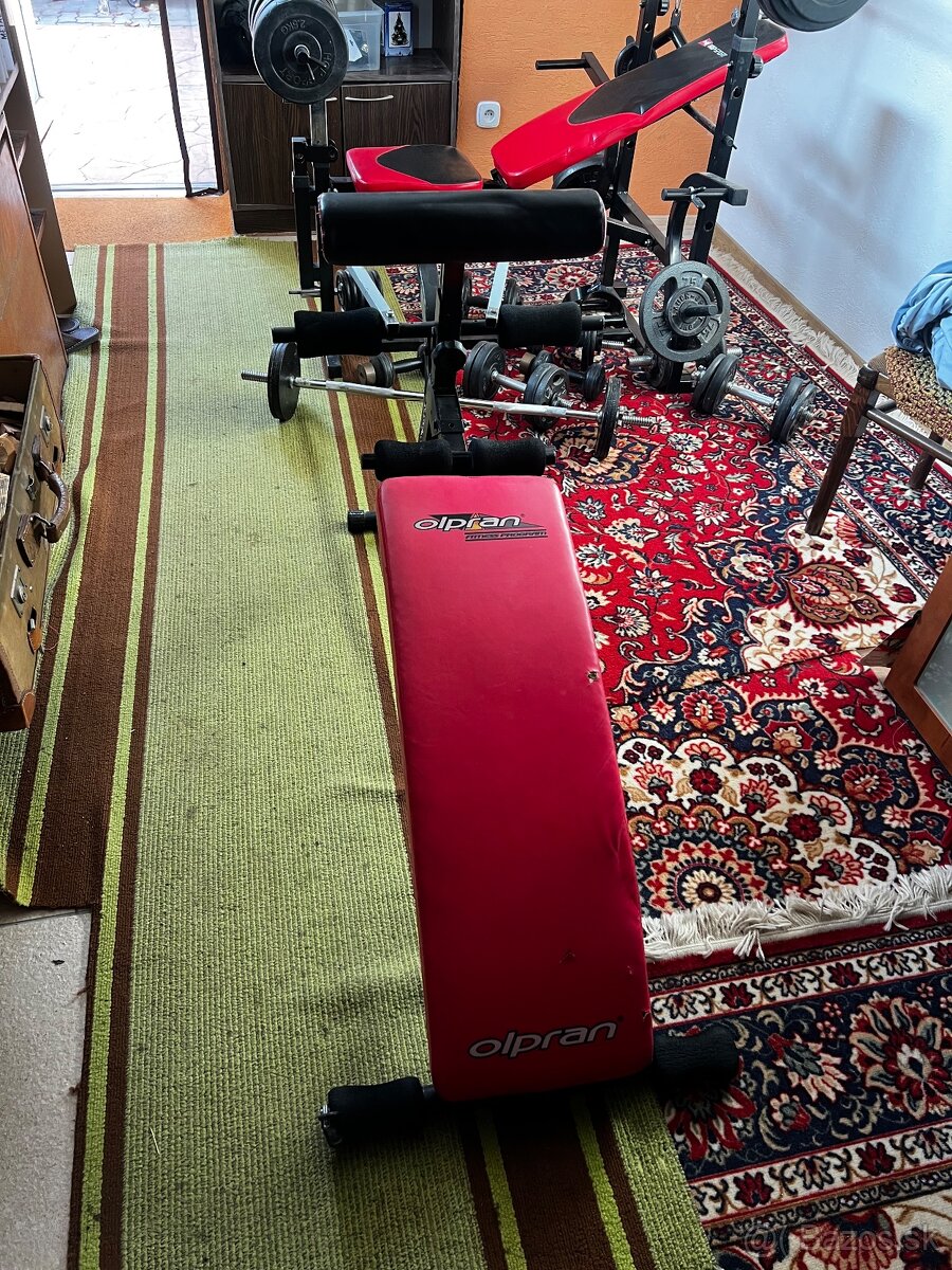 Stroje na cvičenie + činky - 3