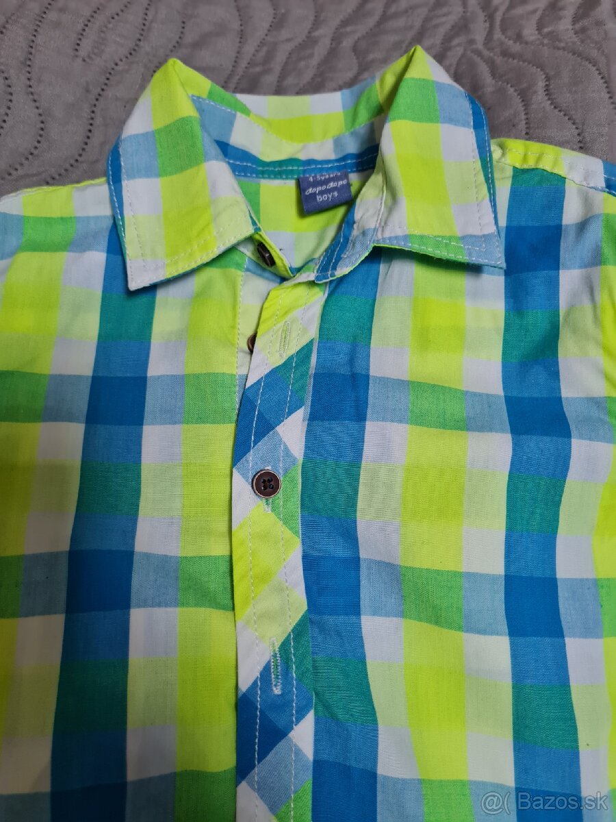 Svieži letný set tyrkys/lime veľ.110 - 3