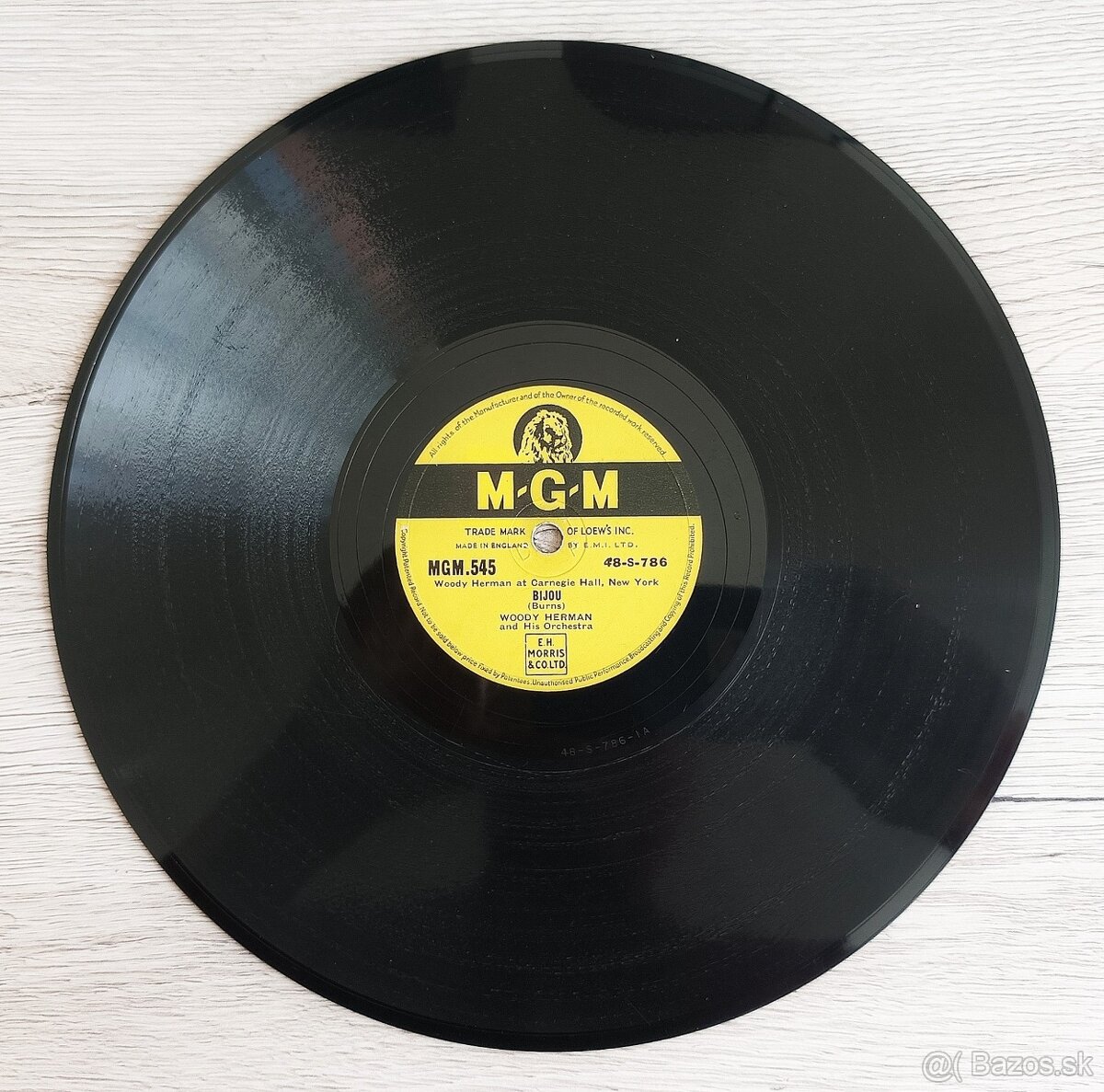 Starožitné šelakové gramodesky americký jazz, swing - 3