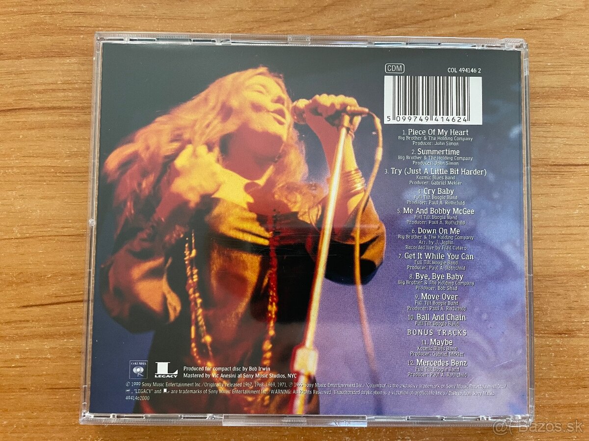 JANIS JOPLIN - Greatest Hits - 3