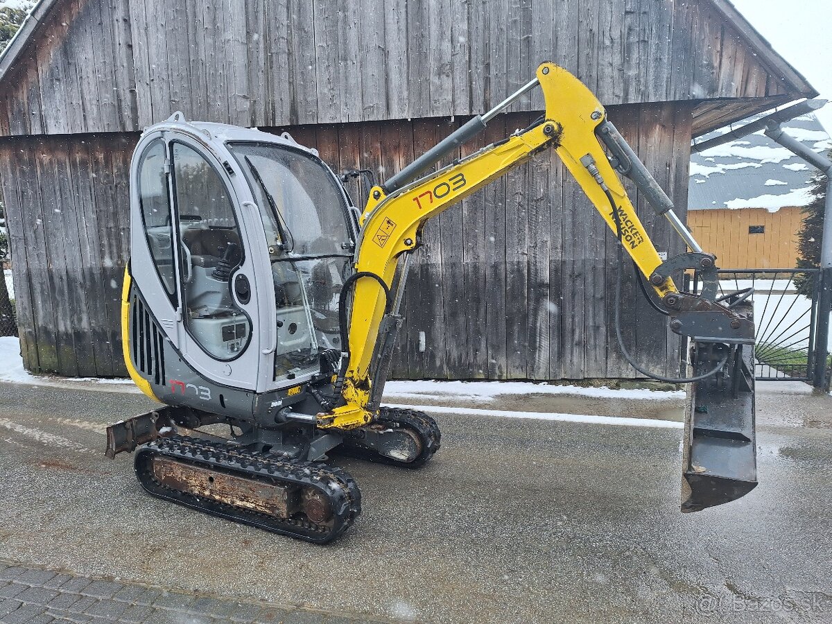 Minibager Wacker neuson 1703 - 3