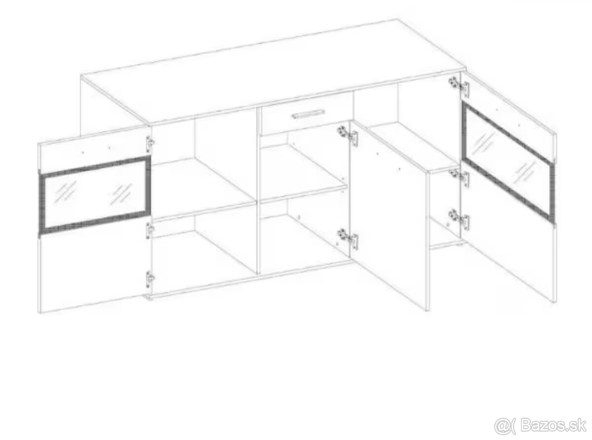 Na predaj Úplne Nová komoda 3D1S - 3