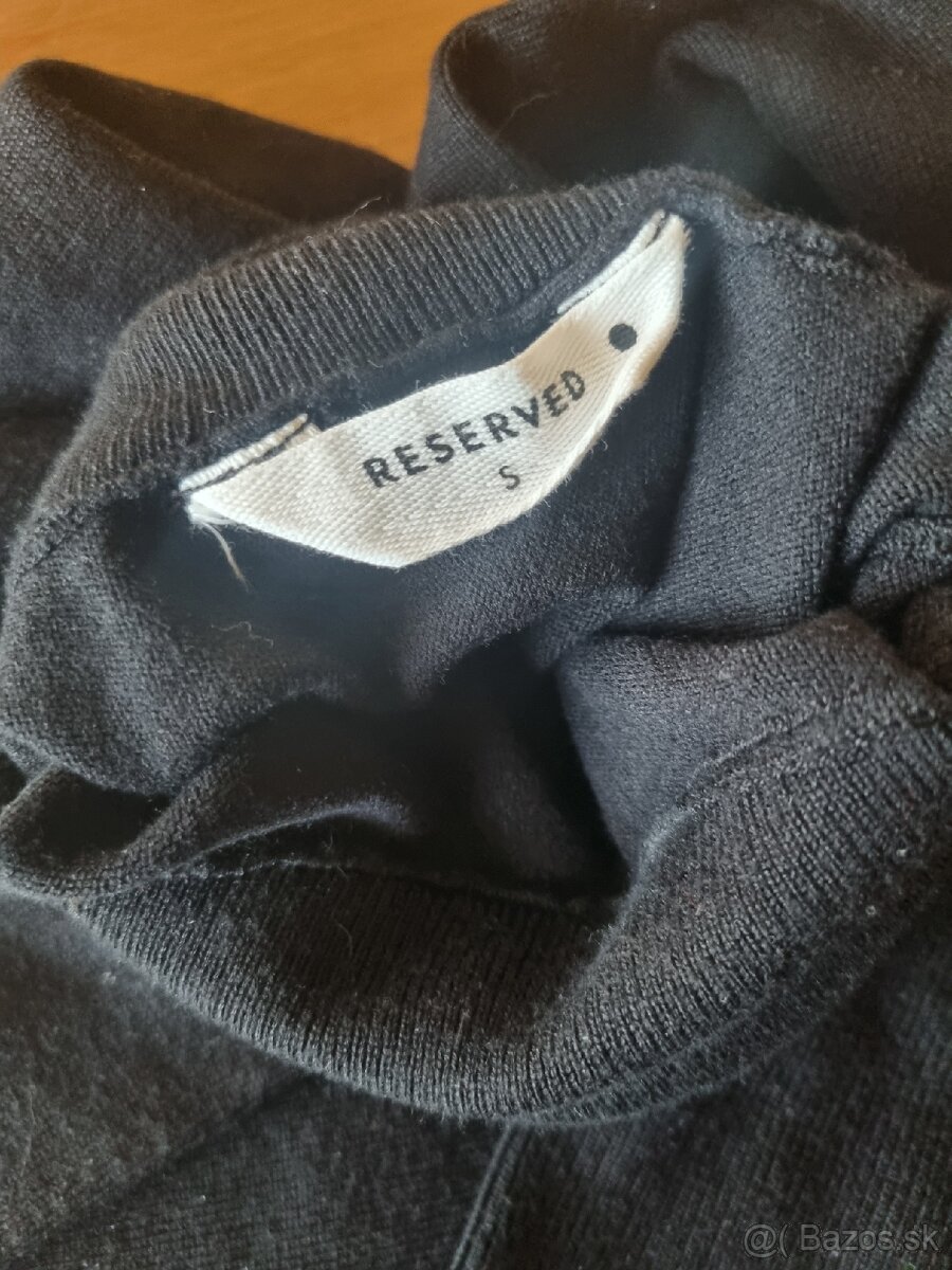 Damsky čierny rolák Reserved S/36 - 3