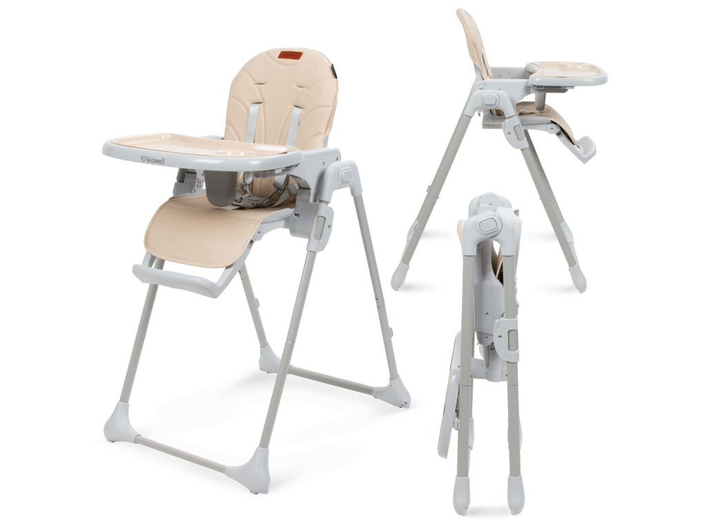 Detská jedálenská stolička BENO beige - 3