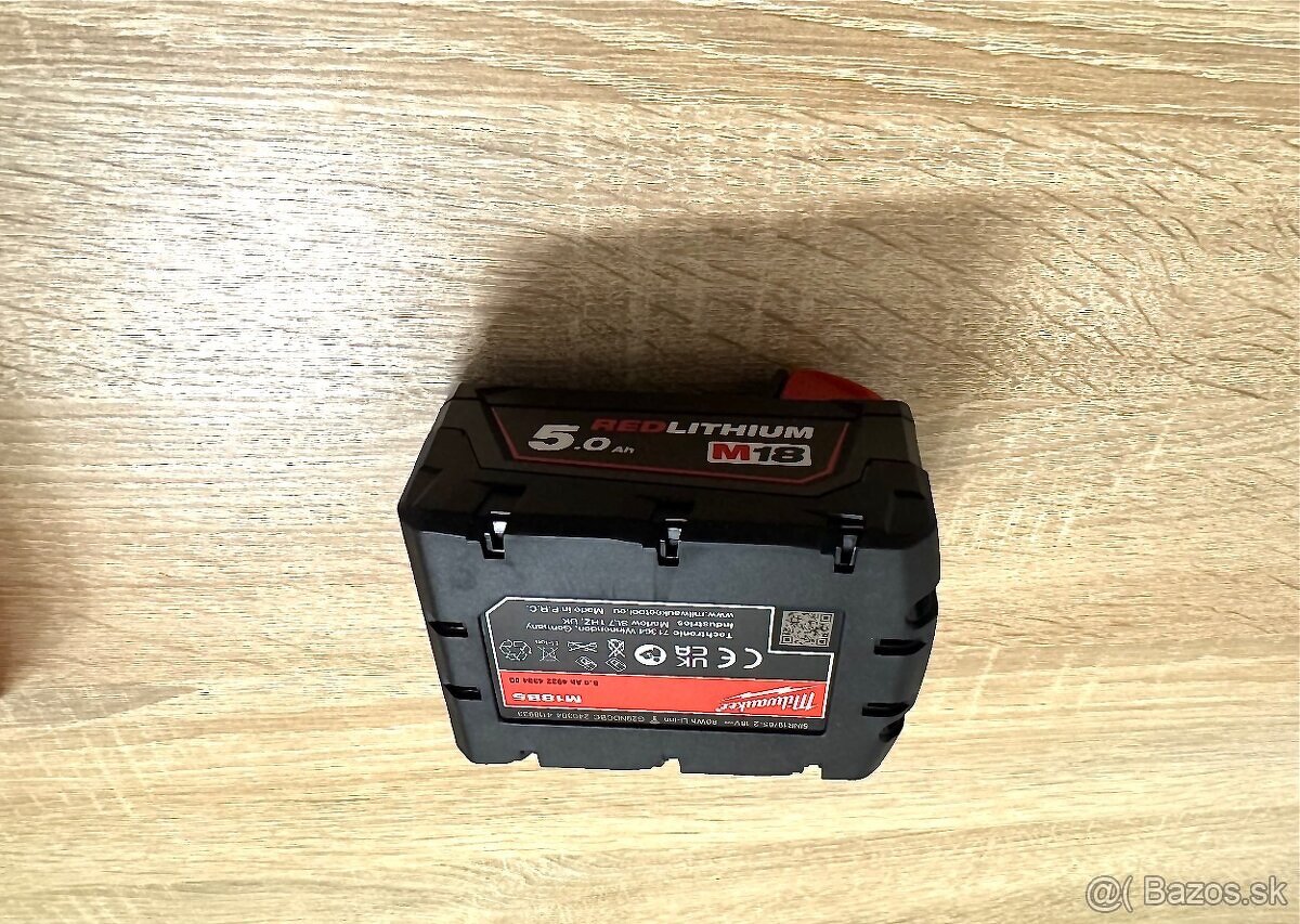 Originálna batéria Milwaukee M18B5 5Ah - 3