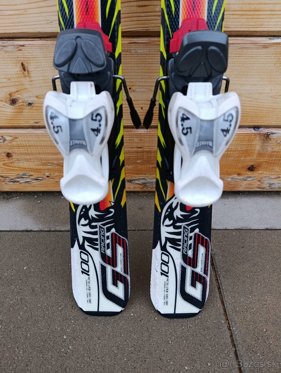 LYŽE VOLKL RACETIGER GS 100CM + ROSSIGNOL COMP J 22CM - 3