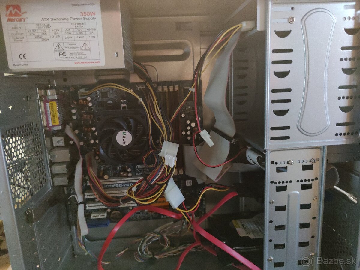 Ponúkam PC Zostavu AMD Athlon 64 X2, 5000+ SSD - 3