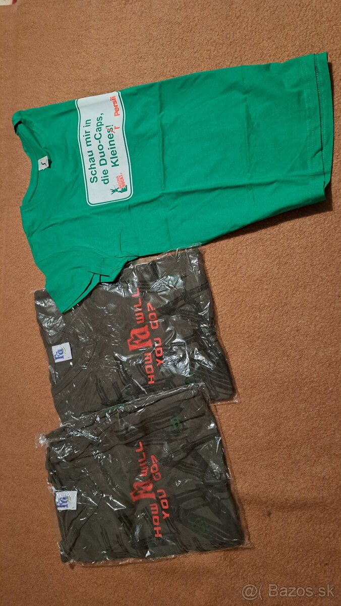 Tričká s rôznou promo potlačou 15ks za 5€ - 3