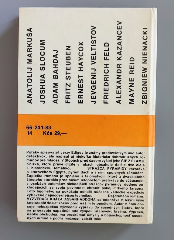 Predám Knihu Jerzy Edigey - Strážca pyramídy - 3