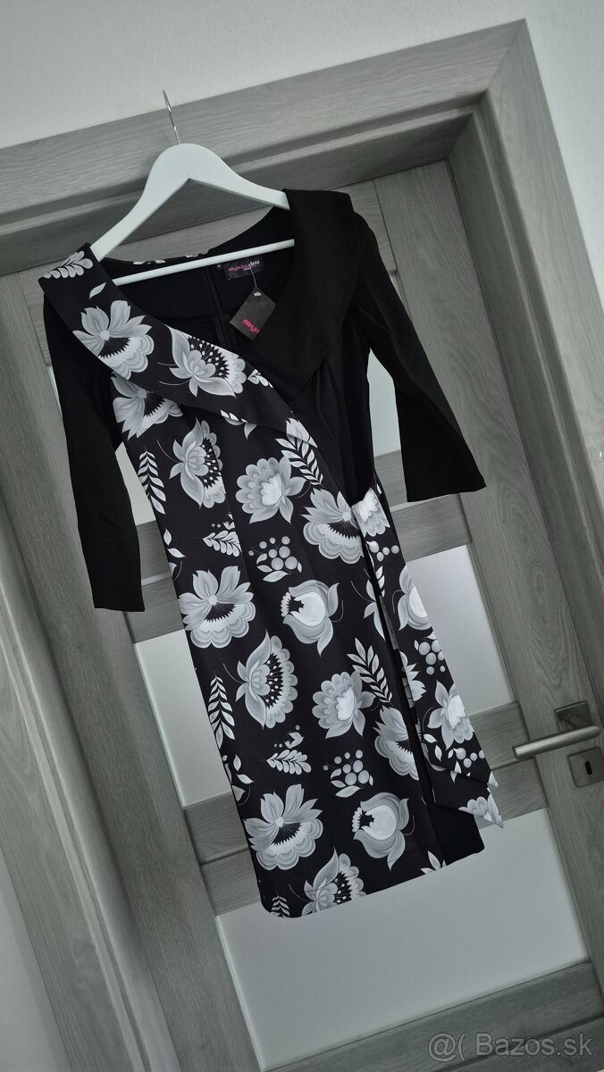Nové čierno-biele šaty v.S, PC 72€ - 3