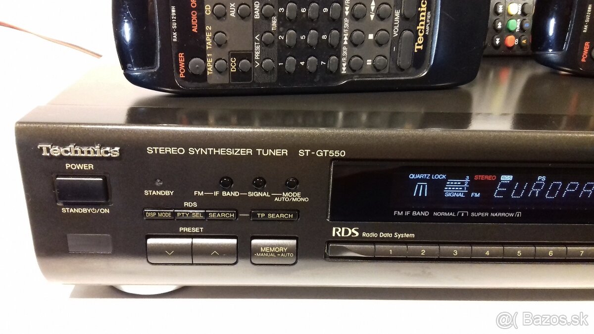 ClassAA =2x SPICKOVY tuner TECHNICS ST-GT550+RDS, AT18, AT16 - 3