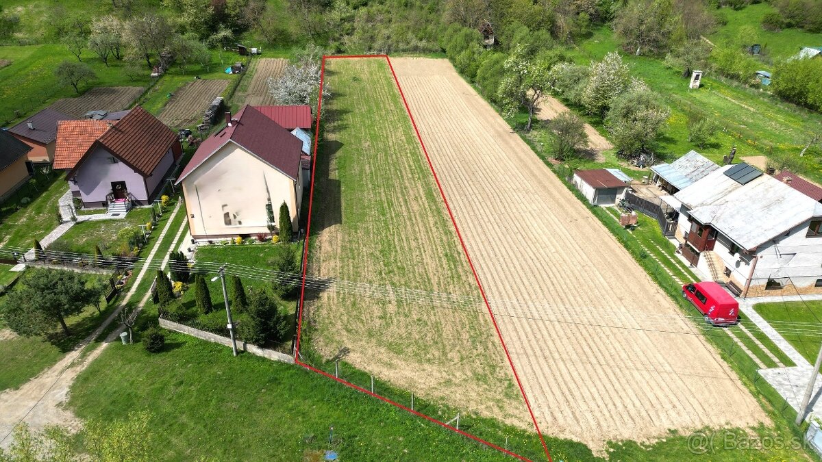 Stavebný pozemok 2404m2, obec Brezovička, okres Sabinov - 3