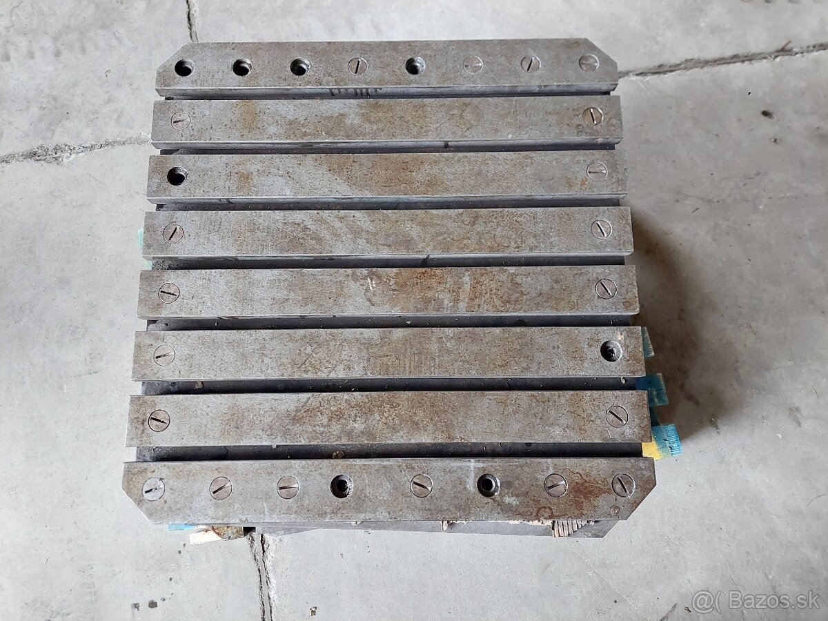 Upínací litinové úhelníky, upínací desky, kostky - 3