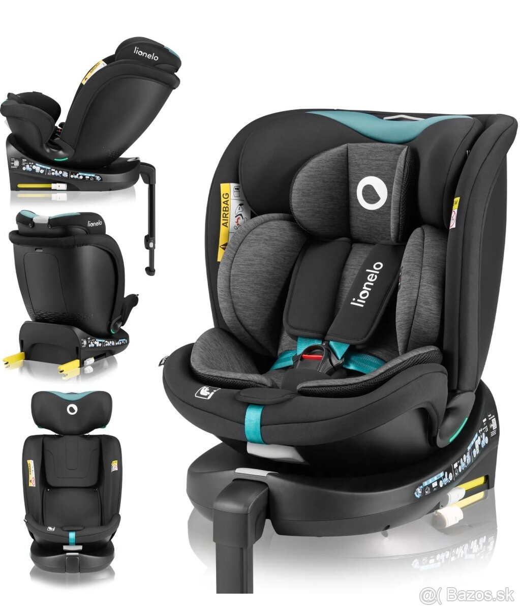 Luxusná Autosedačka I-SIZE (40-150) / 0-36 kg otočná 360 stu - 3