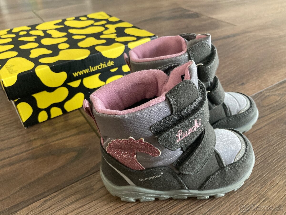 Lurchi zimná dievčenská obuv, veľkosť 22 - 3