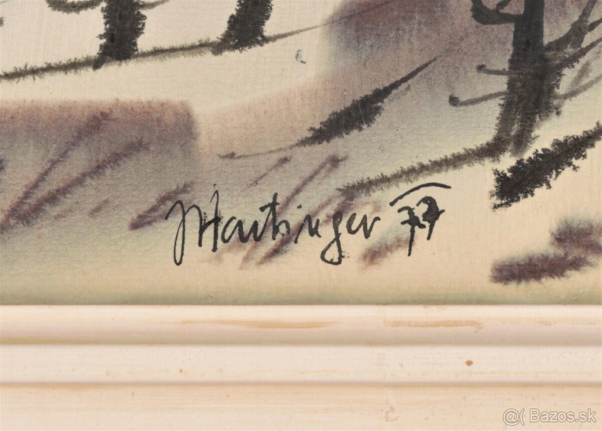 Ilja Hartinger - Zima na Valašsku - obraz - 3