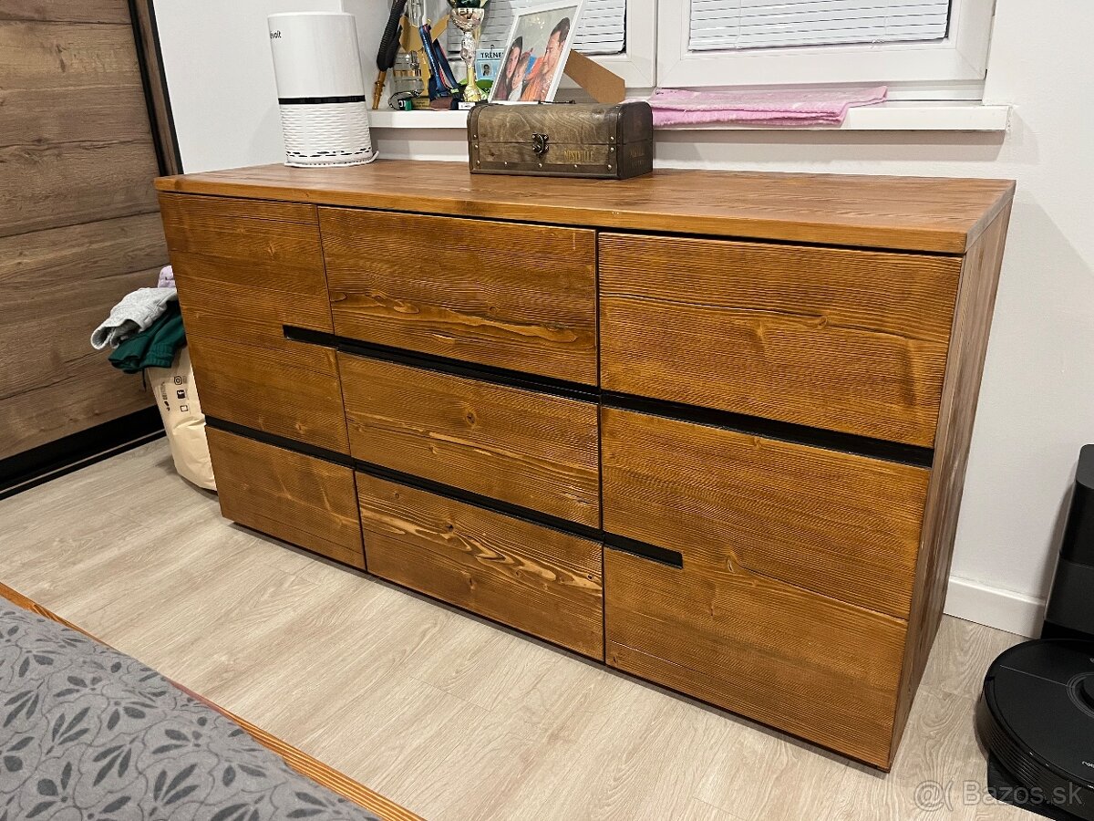 Manželská posteľ z masívu - 3